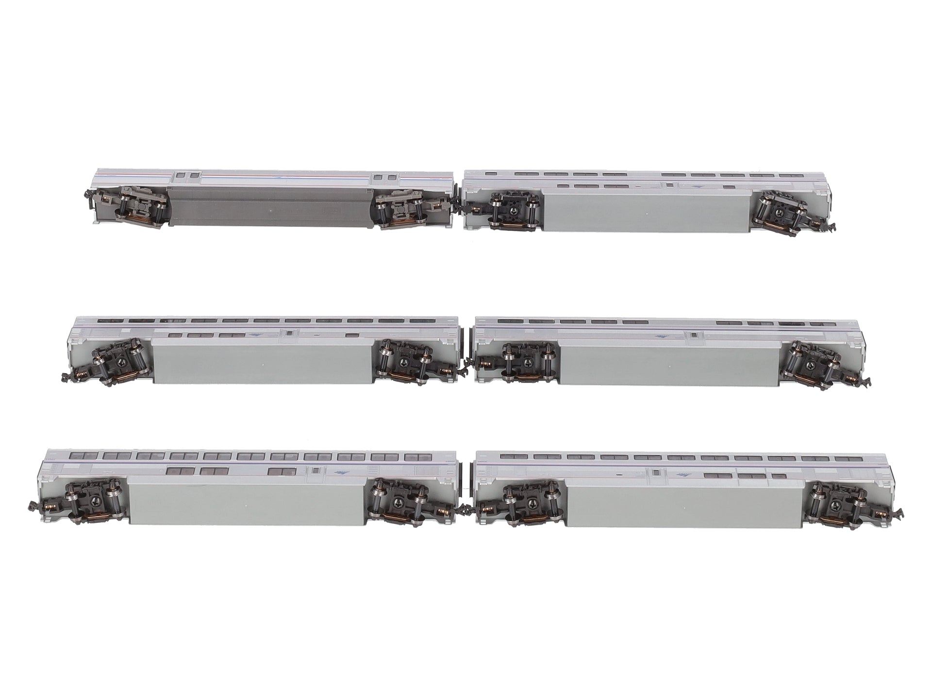 Kato 10-1789 N Amtrak Superliner Phase VI Passenger Car Add-On Set (Set of 6) LN/Box