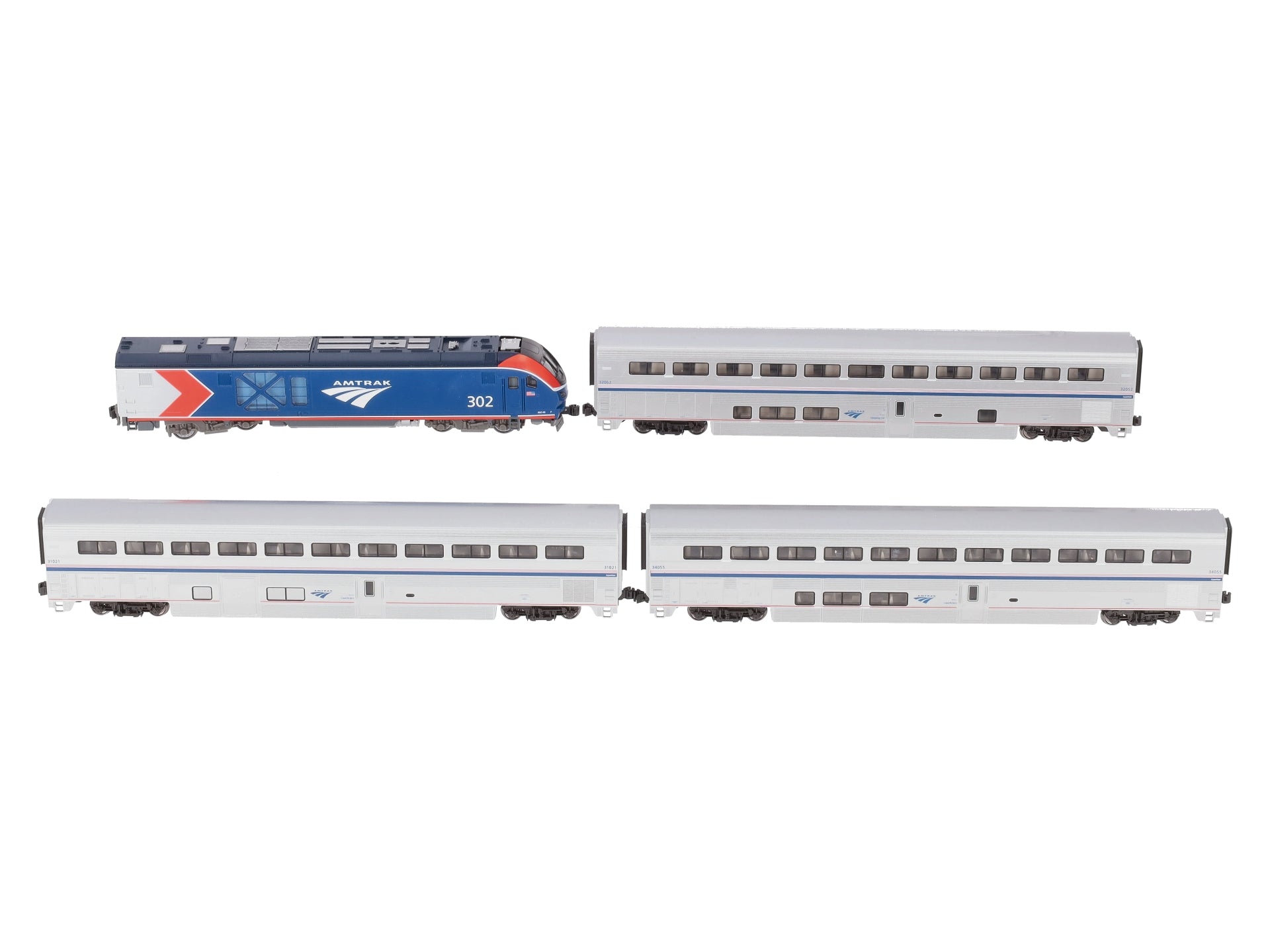 Kato 10-1788 N Amtrak ALC-42 & Superliner Phase VI Train Set (Set of 4)