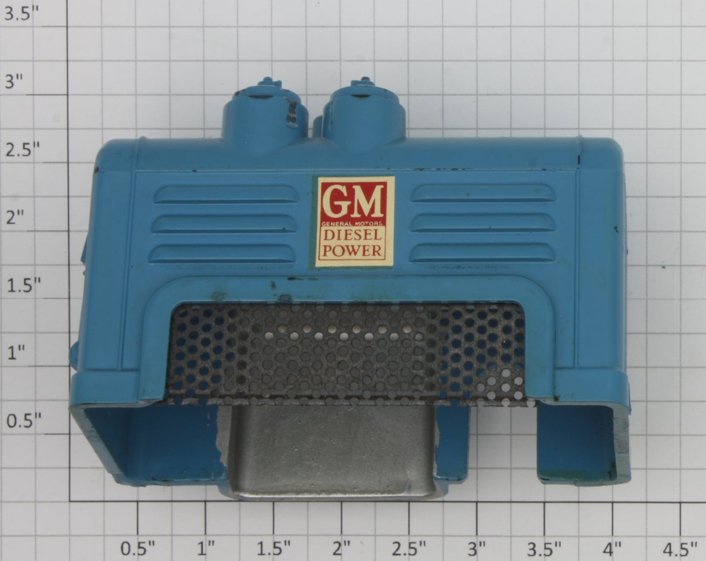 Lionel 397-31 O Gauge Blue Coal Loader Motor Cover with Decal and Fence