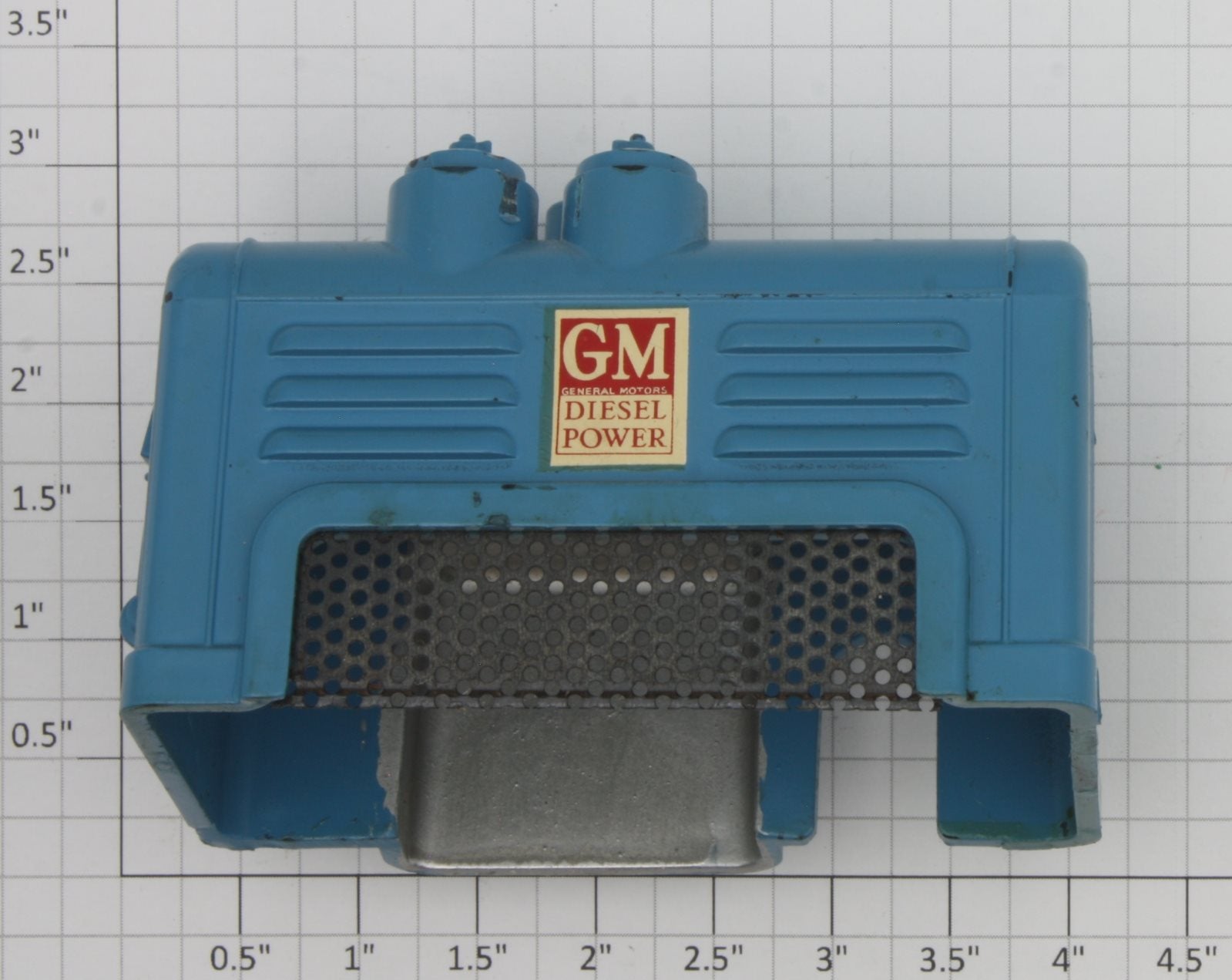 Lionel 397-31 O Gauge Blue Coal Loader Motor Cover with Decal and Fence