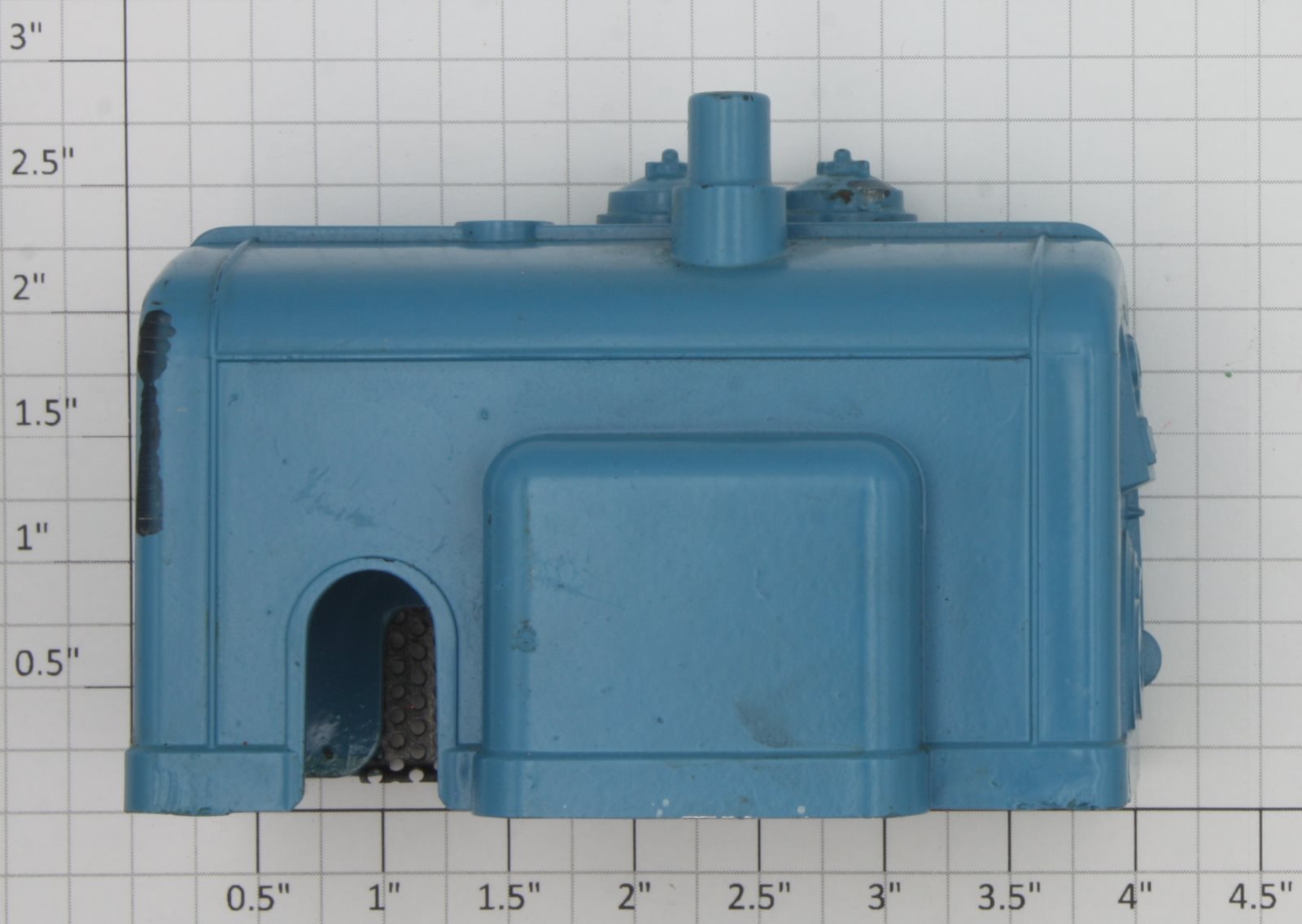 Lionel 397-31 O Gauge Blue Coal Loader Motor Cover with Decal and Fence