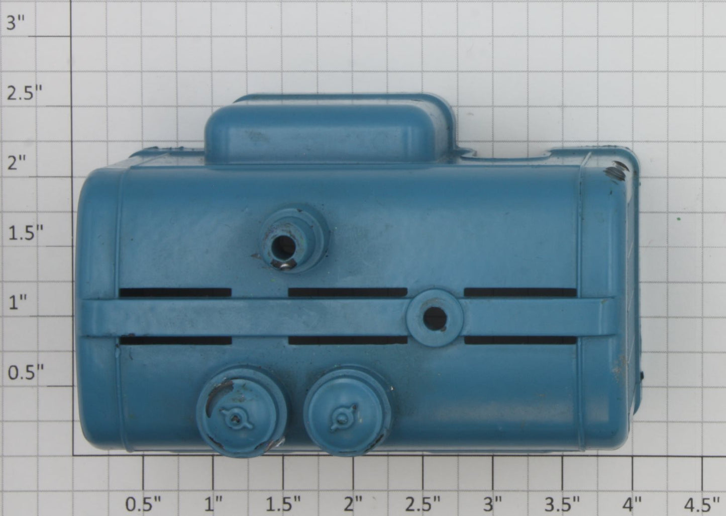 Lionel 397-31 O Gauge Blue Coal Loader Motor Cover with Decal and Fence