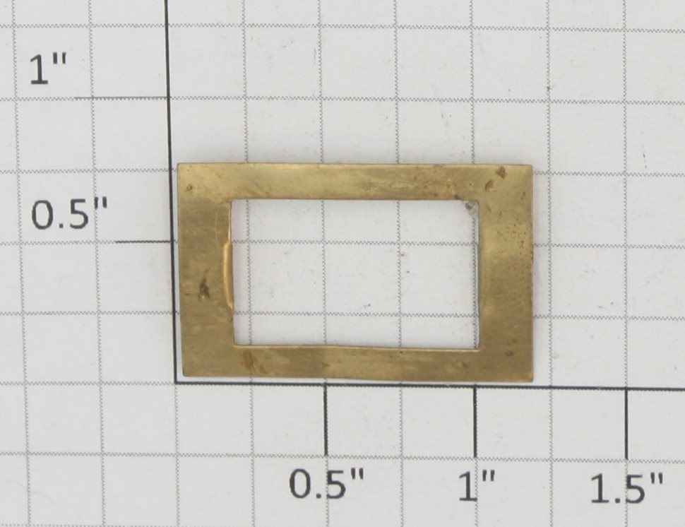 Lionel 0624-8 Brass Nameplate Frame with Tabs