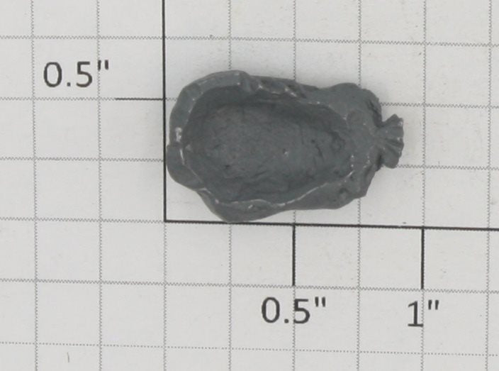 Lionel 3428-17 Lead Painted Gray Mail Bag without Pin or Magnet