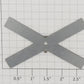 Acme 309-29X Stainless Steel Railroad Crossing Sign