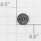 Roundhouse 27804 HO Rear Top Unpainted Plastic Steam Dome