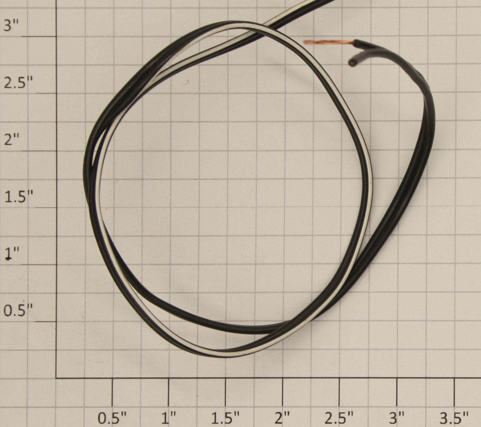 Acme 0626-2333 #20-Gauge 2-Conductor White/Black Stranded Wire Sold by the Foot