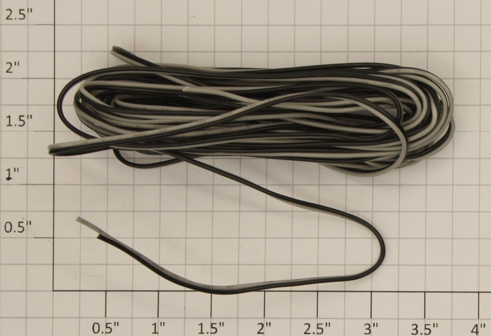 Acme 0627-528 2-Conductor #24-Gauge Black / Gray Wire Sold by the Foot