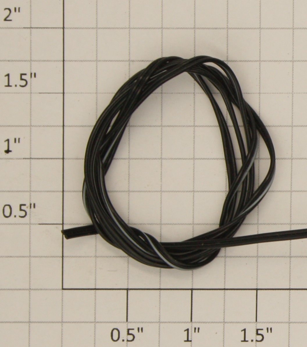 Lionel 0629-720 #26 Gauge 2-Conductor Black/Gray Wire  - Sold by the Foot