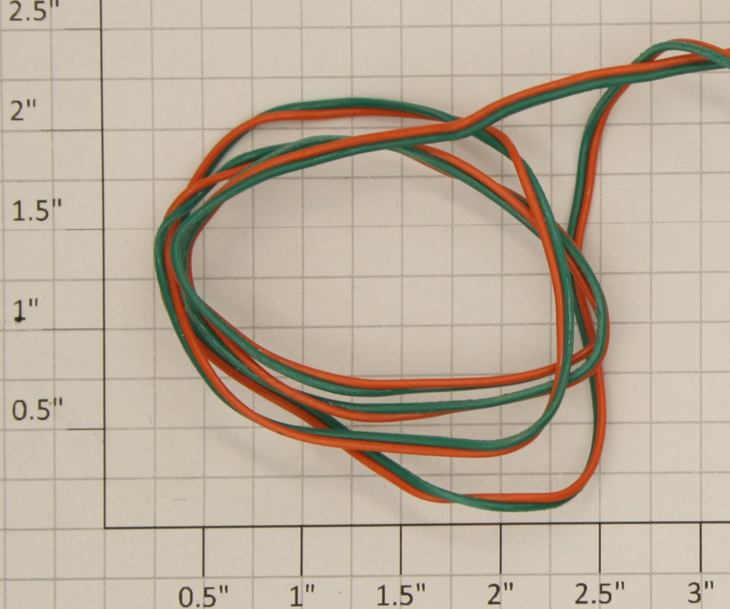 Acme 0627-710 #24 gauge 2-Conductor Orange/Green Wire Sold by the Foot