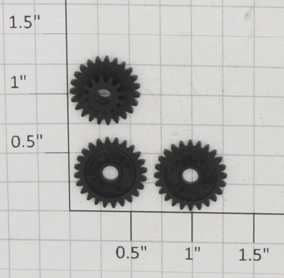 K-Line K2200-14 MP-15 Black Plastic Gears (Set of 3)