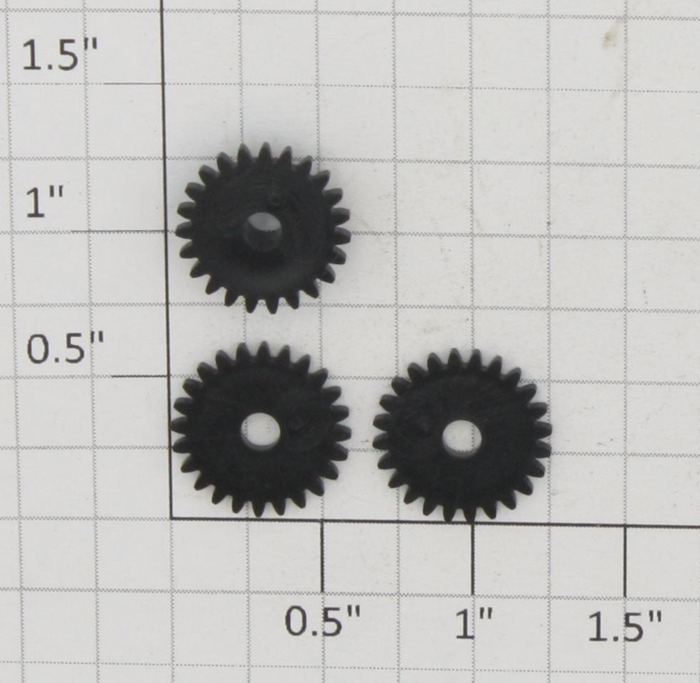 K-Line K2200-14 MP-15 Black Plastic Gears (Set of 3)