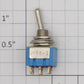 Acme MTS-2 Blue DPDT Mini On/Off Toggle Switch 6A @ 120VAC