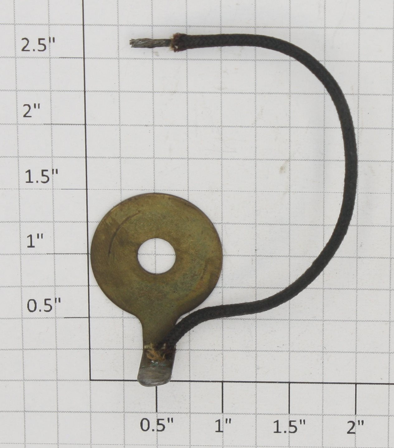 Lionel ZW-55 Brass Contact Tab with Wire