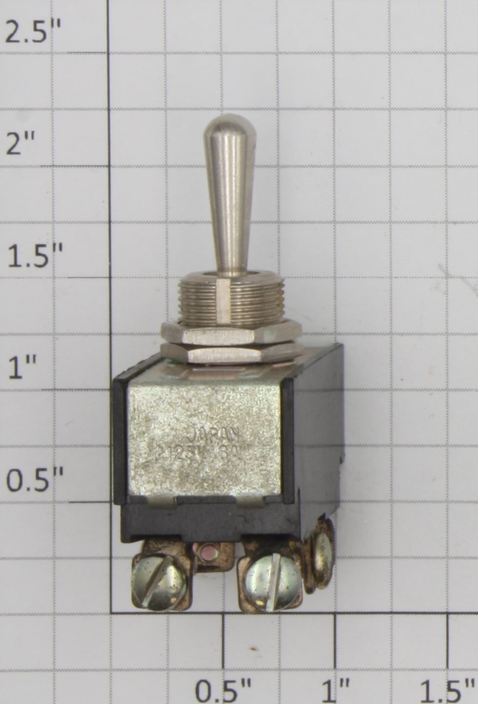 Acme 0627-12 DPDT Heavy Duty On/Off/On Toggle Switch 8A @ 125VAC