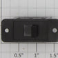 Acme MS-12X Black DPDT On/Off Black Slide Switch .4A @ 28VDC
