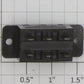 Acme MS-12X Black DPDT On/Off Black Slide Switch .4A @ 28VDC
