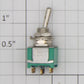 Tyco 1-1571920-7 DPDT Mini On/Off/On Toggle Switch 6A @ 120VAC