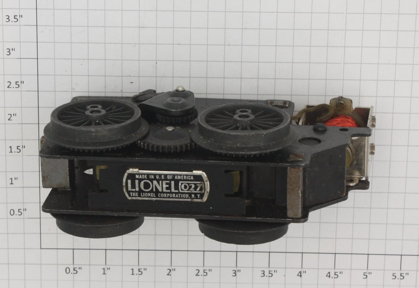 Lionel 249-100 Motor Chassis Assembly without Pickup Rollers