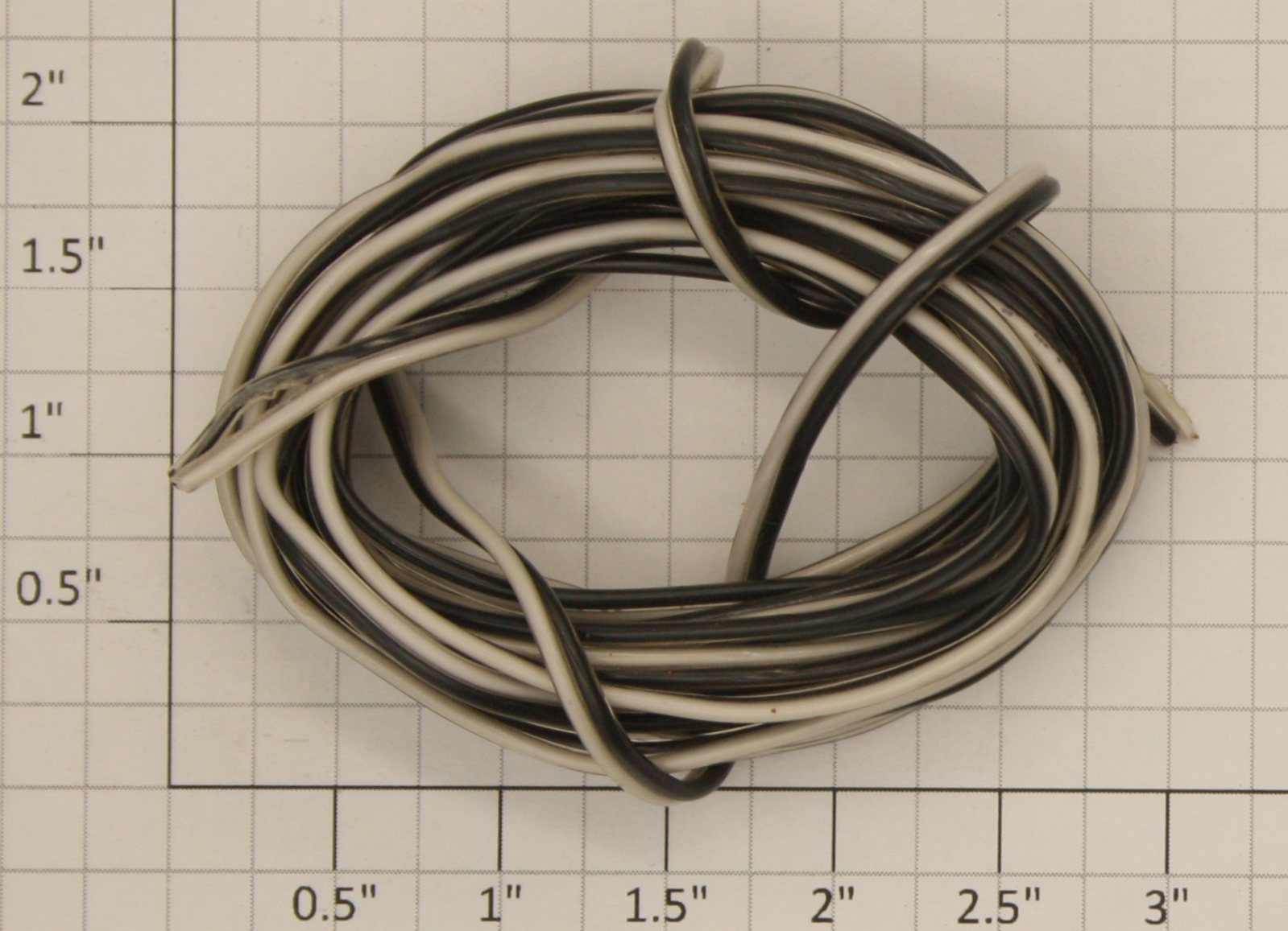 Acme 0626-0312 2-Conductor 24 gauge Black/White Wire Sold by the Foot