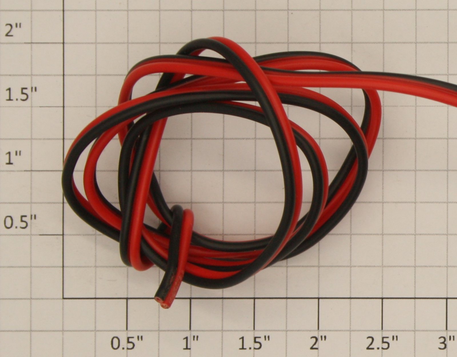 American Flyer 06-2666 #22 Gauge Red/Black Wire Hookup Set - Sold by the Foot