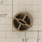 Acme 06-28  Brown Molded Knobs