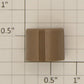 Acme 06-28  Brown Molded Knobs