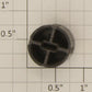 Acme 06-24 Black Molded Radio Knob