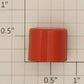 Acme 06-26 Orange Molded Radio Knob