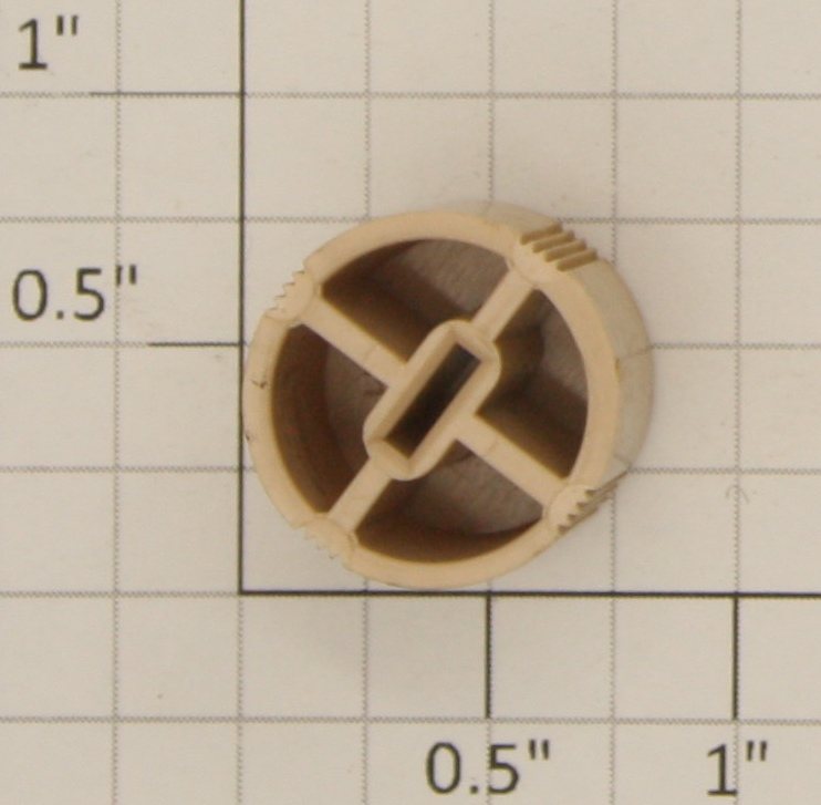 Acme 06-29 Light Brown Molded Radio Knob