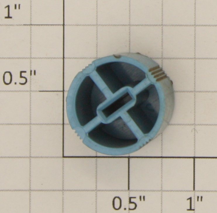 Acme 06-25 Blue Molded Radio Knob