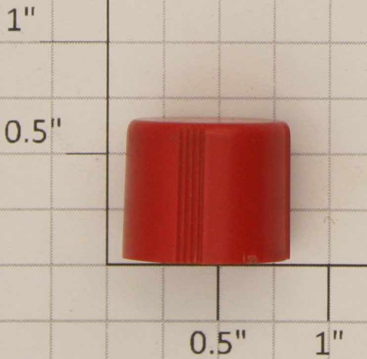 Acme 06-27 Red Molded Radio Knob