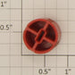 Acme 06-27 Red Molded Radio Knob