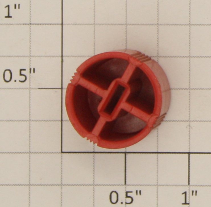 Acme 06-27 Red Molded Radio Knob