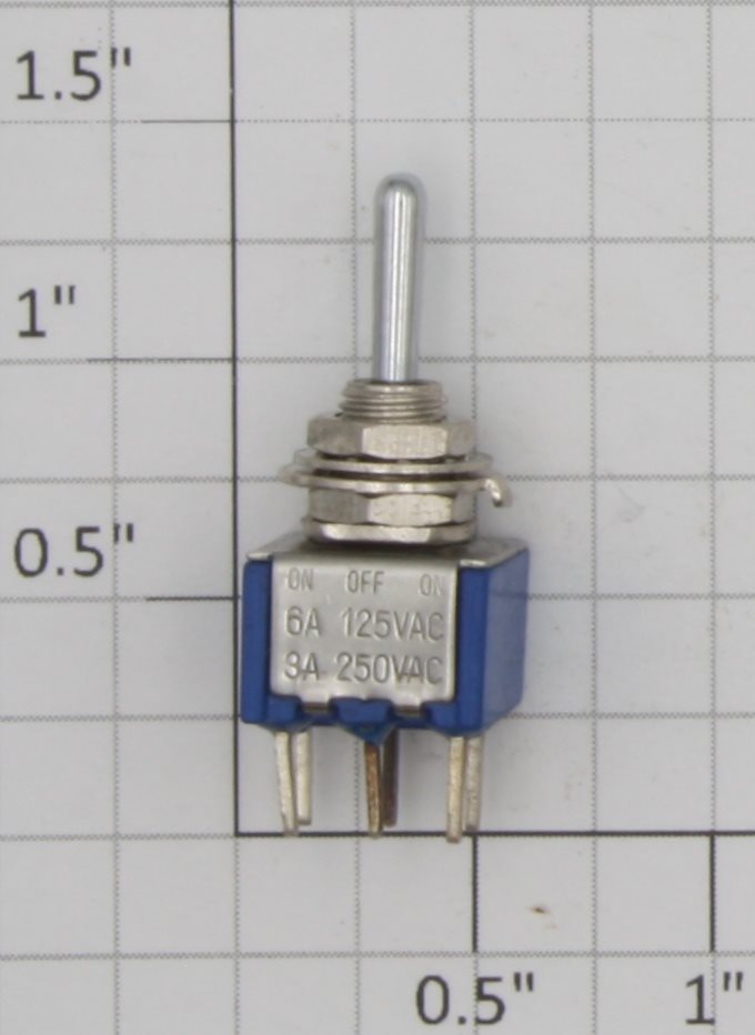 Acme 0627-11 DPDT Mini On/Off/On Toggle Switch 6A @ 120VAC
