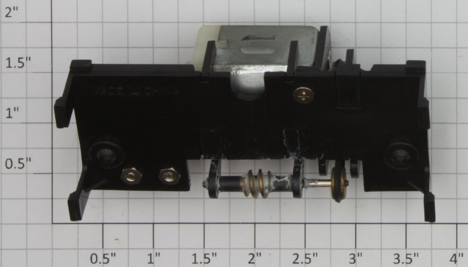 Acme 0627-10 DC Can Motor with Belt Pulley Mounted on Bracket Assembly