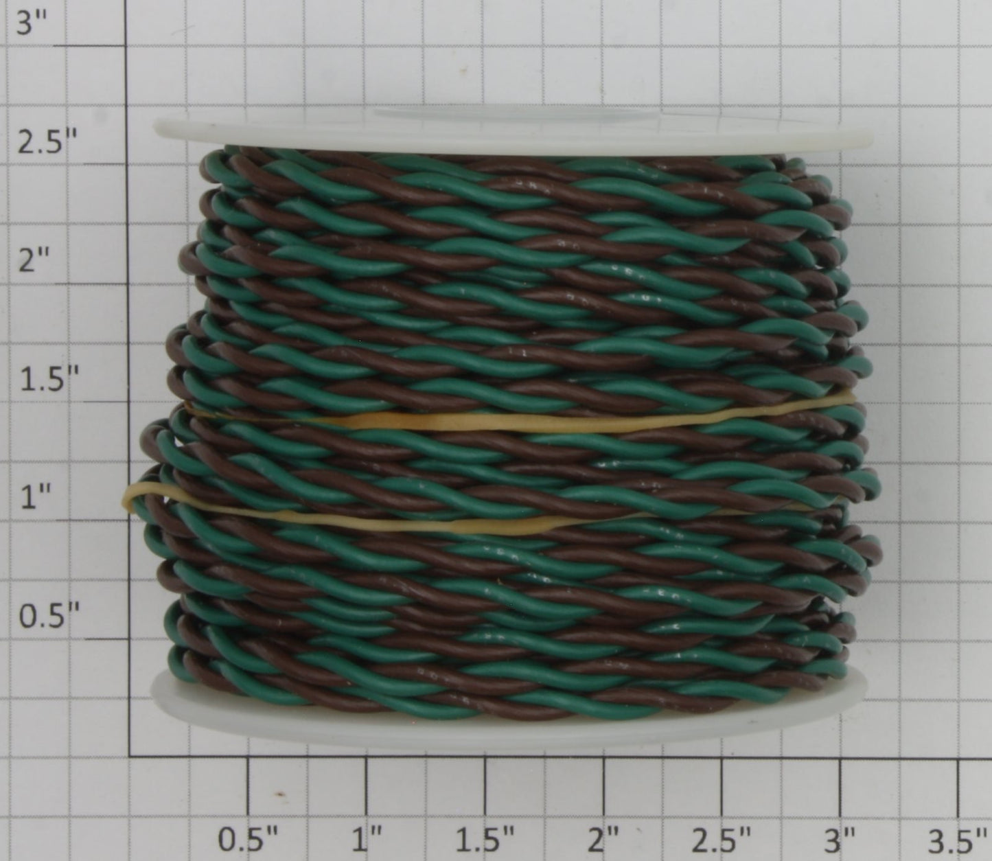 Wire Works H22207060 #22-Gauge 2-Conductor Green / Brown Wire 60' Roll