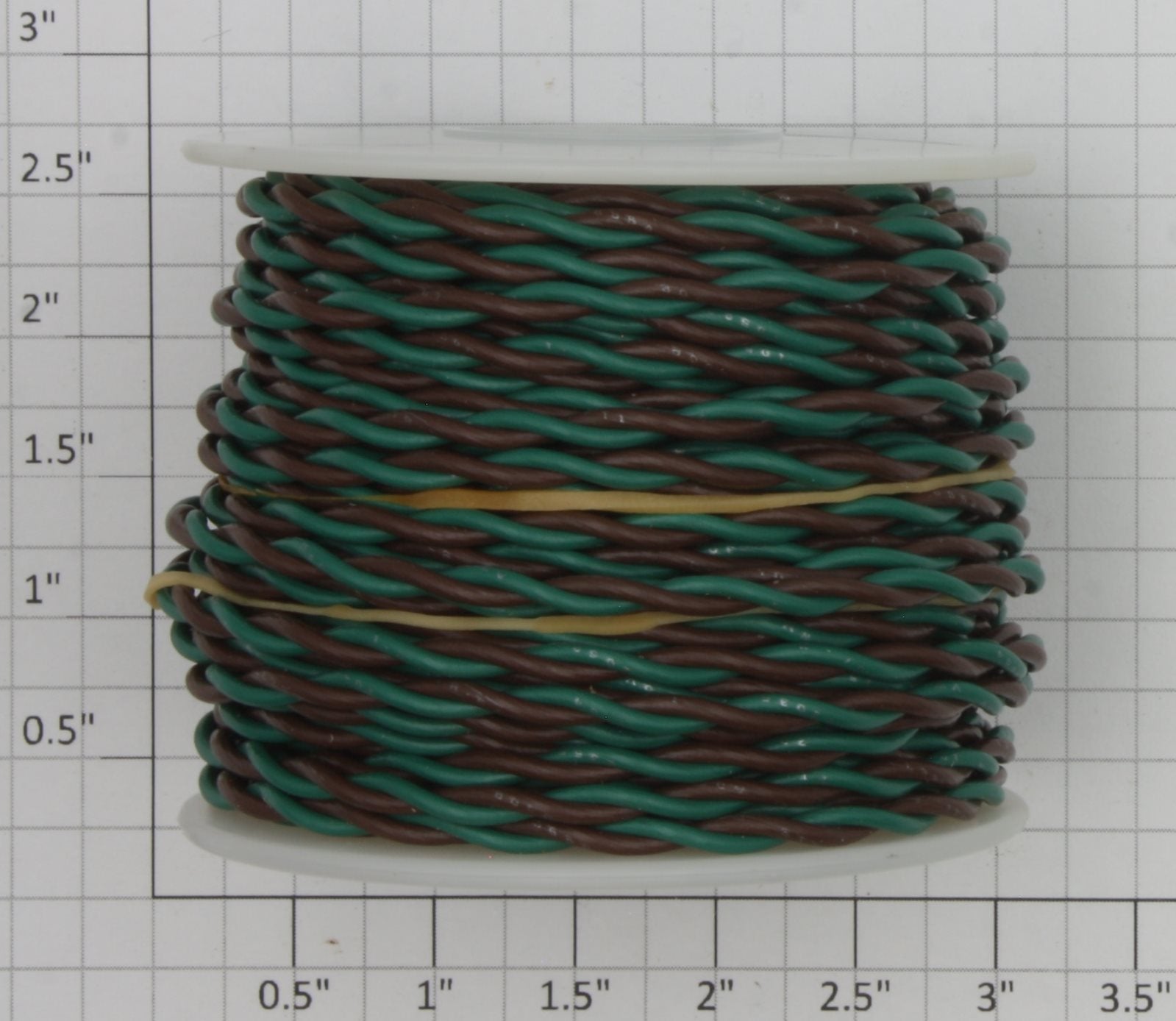 Wire Works H22207060 #22-Gauge 2-Conductor Green / Brown Wire 60' Roll