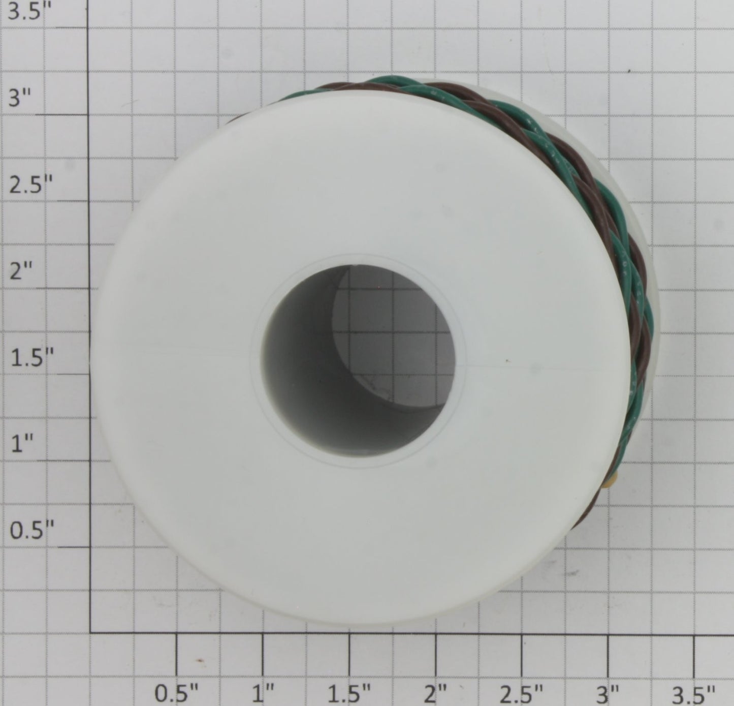 Wire Works H22207060 #22-Gauge 2-Conductor Green / Brown Wire 60' Roll
