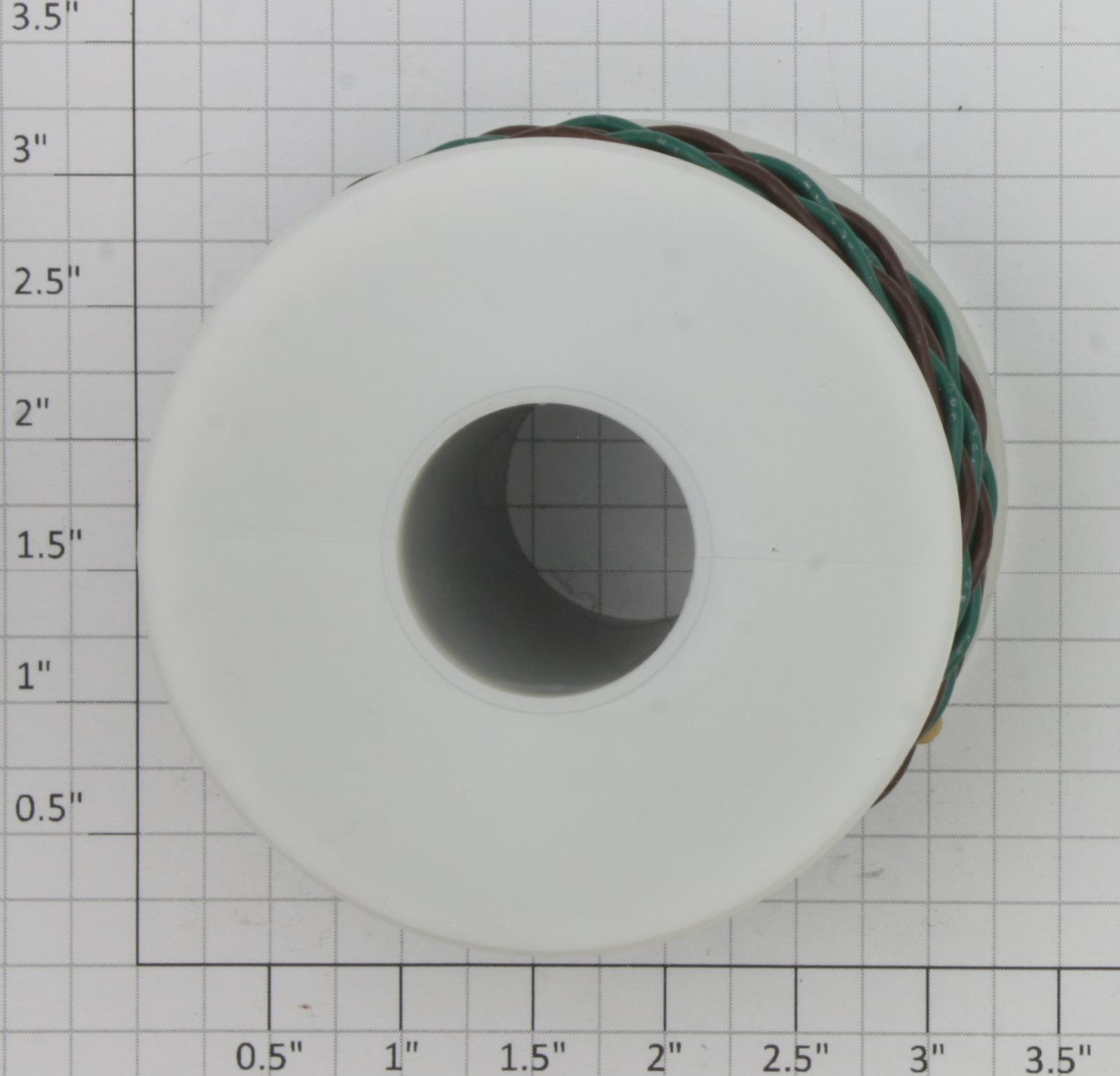 Wire Works H22207060 #22-Gauge 2-Conductor Green / Brown Wire 60' Roll