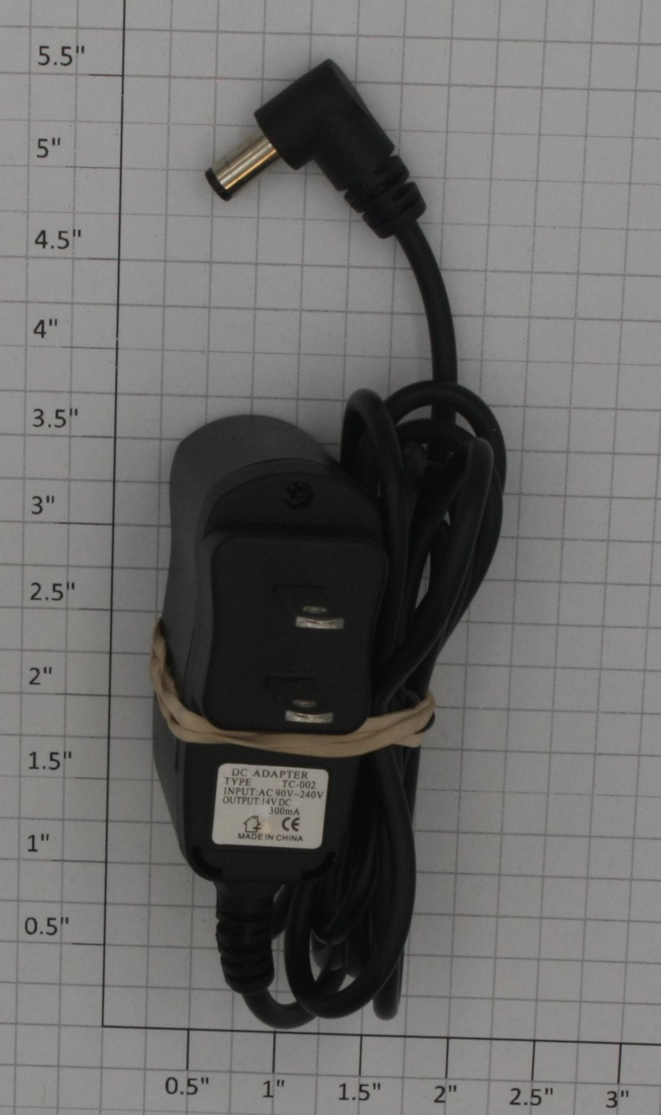 Digitrax TC-002 14VDC @ 300mA Loconet Power Supply