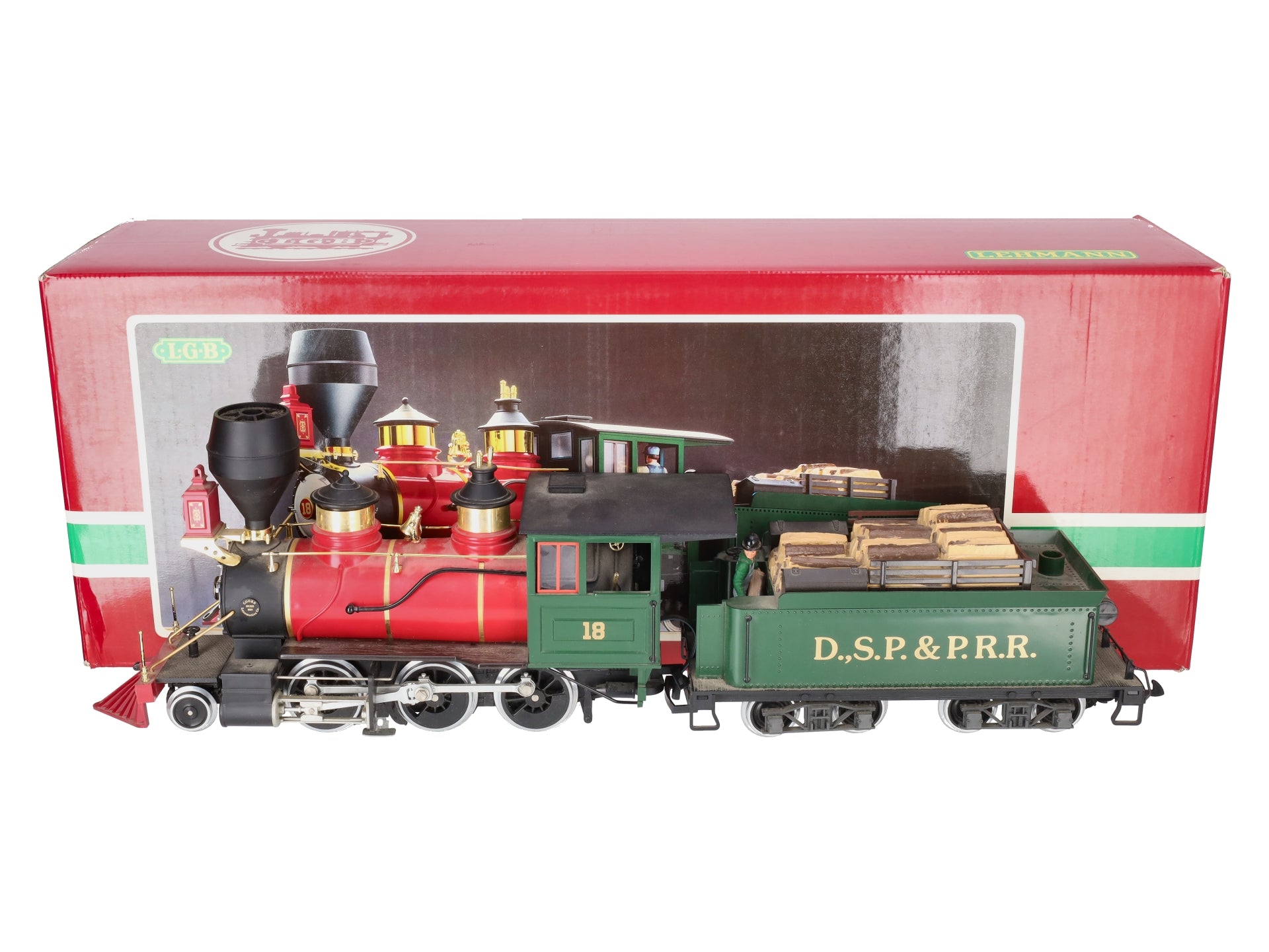 LGB Sサイズ LGB 2018D G Scale DSP&PRR 2-6-0 Mogul Steam Locomotive