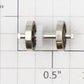 Roundhouse 20152 HO Nickel Blind Geared Driver Wheel Set