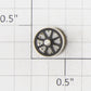 Roundhouse 20152 HO Nickel Blind Geared Driver Wheel Set