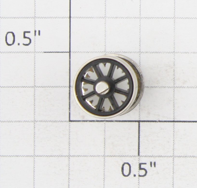 Roundhouse 20152 HO Nickel Blind Geared Driver Wheel Set