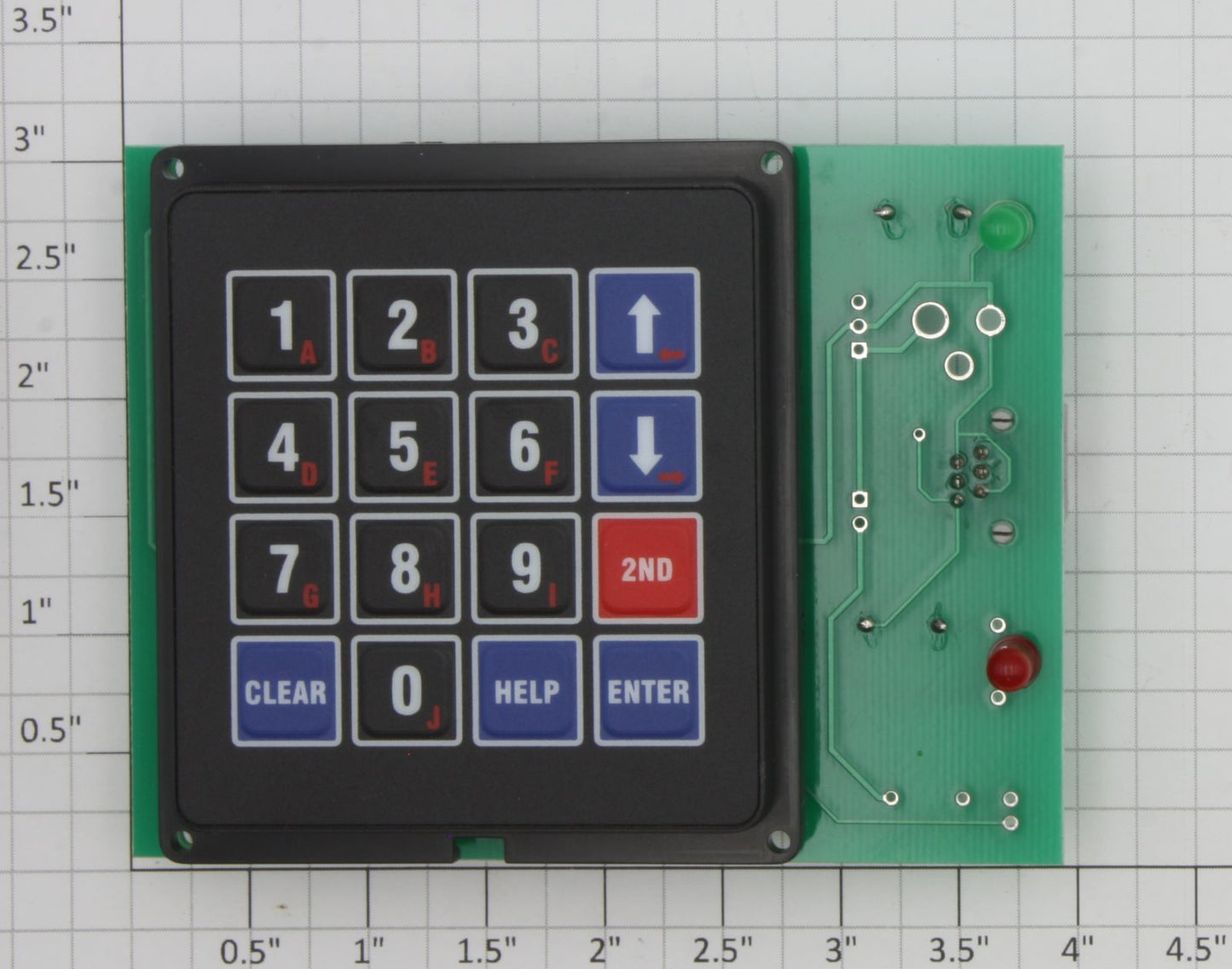 Acme 0701-4 PCB Circuit Board with Numeric Keypad
