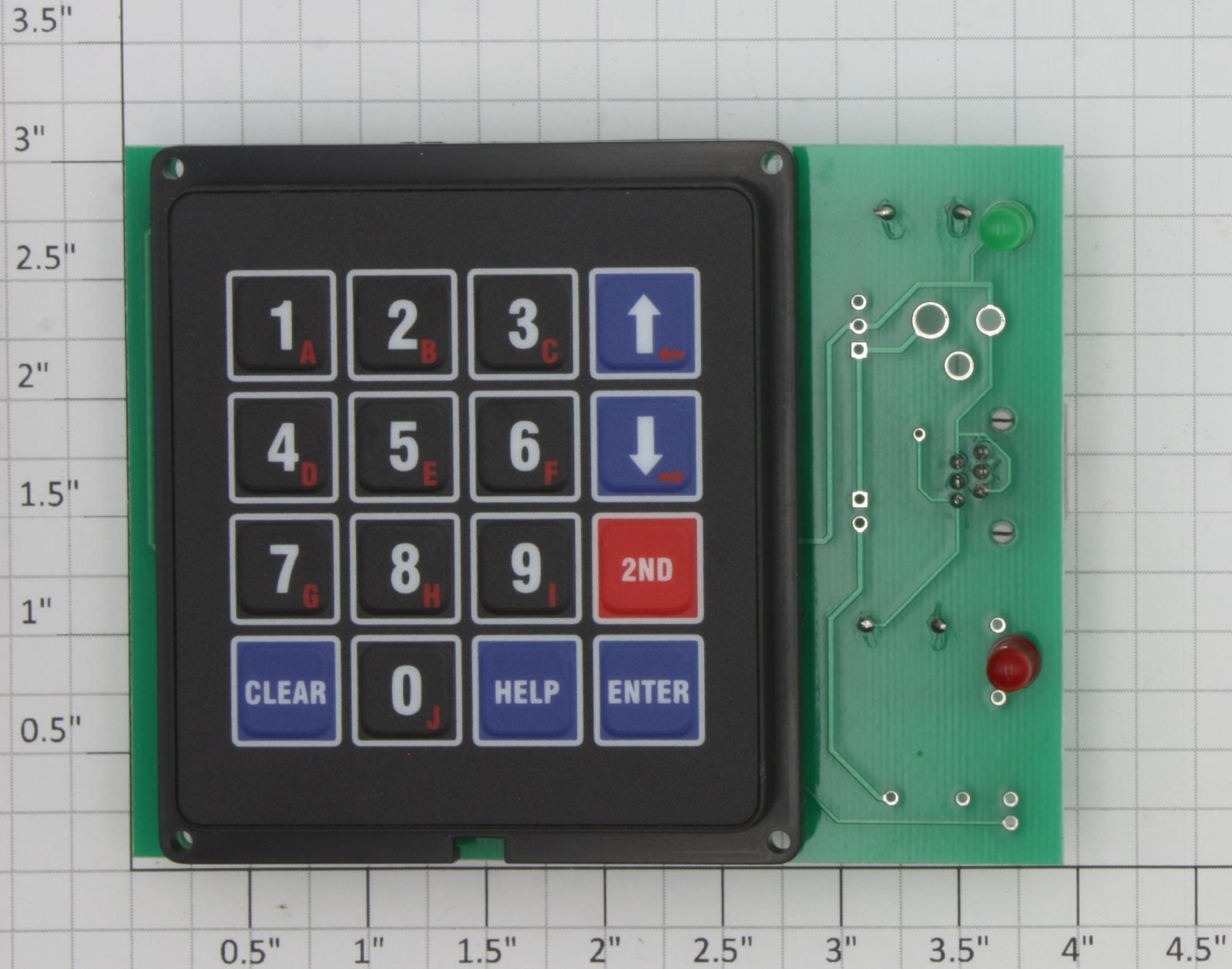 Acme 0701-4 PCB Circuit Board with Numeric Keypad