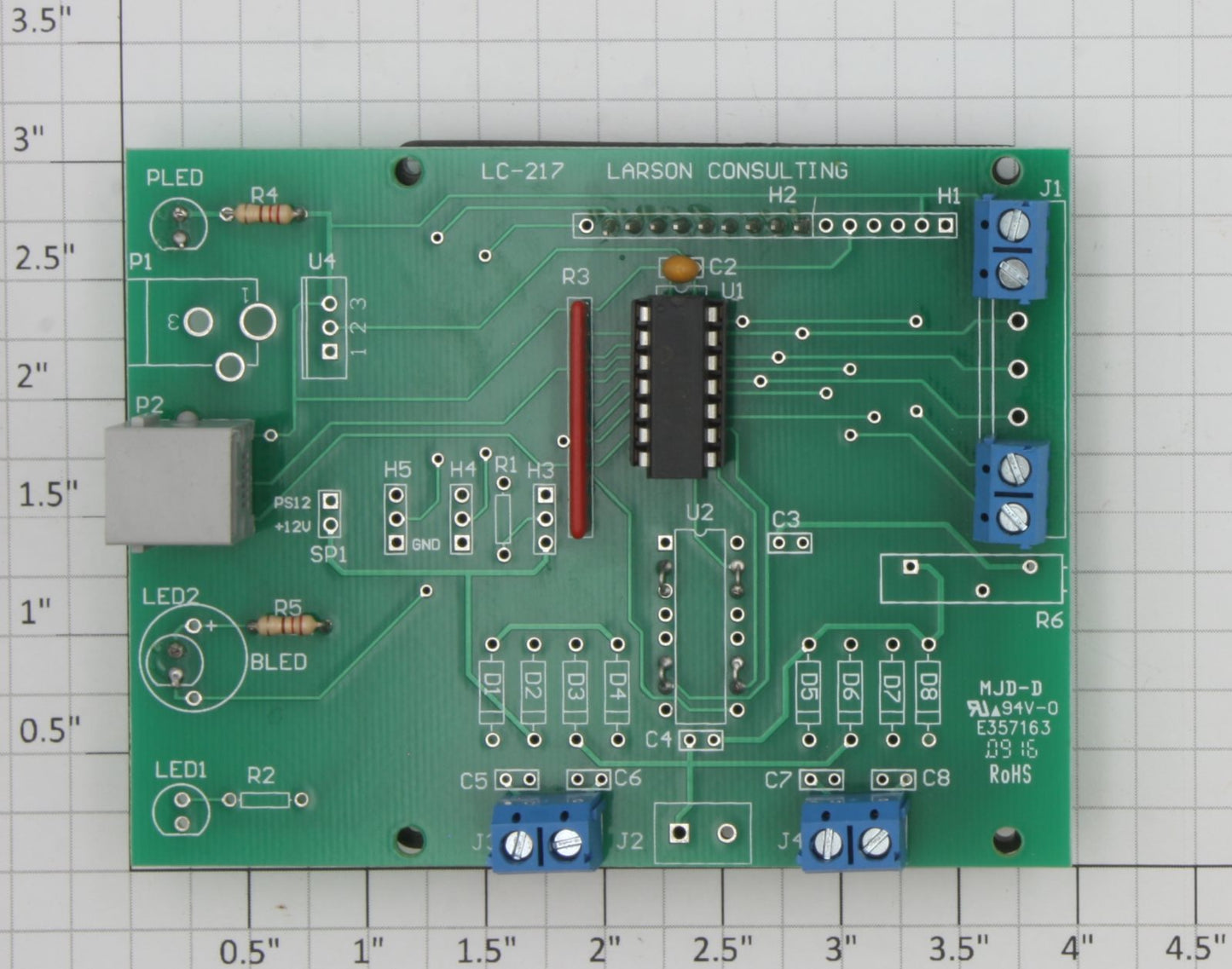 Acme 0701-4 PCB Circuit Board with Numeric Keypad