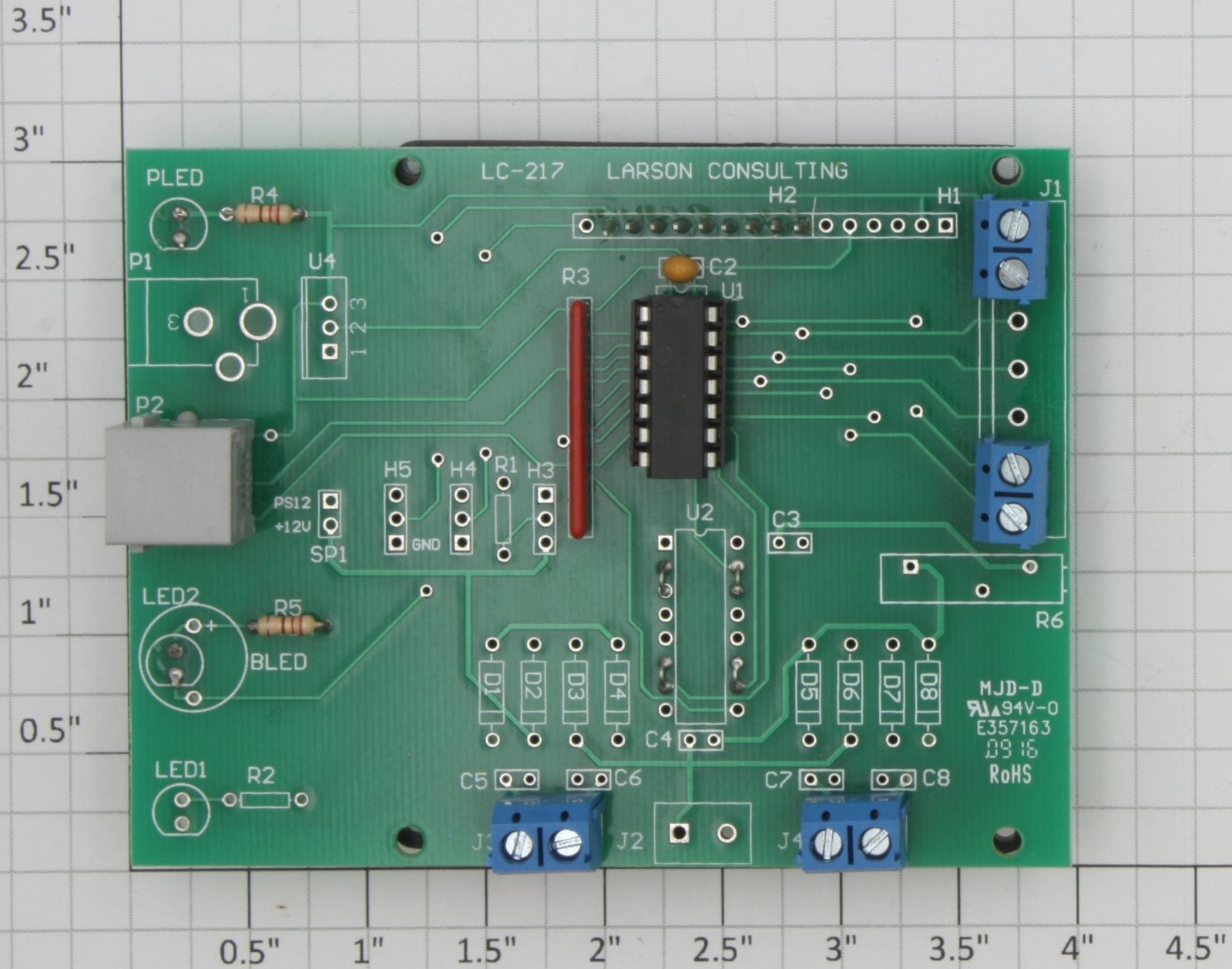 Acme 0701-4 PCB Circuit Board with Numeric Keypad