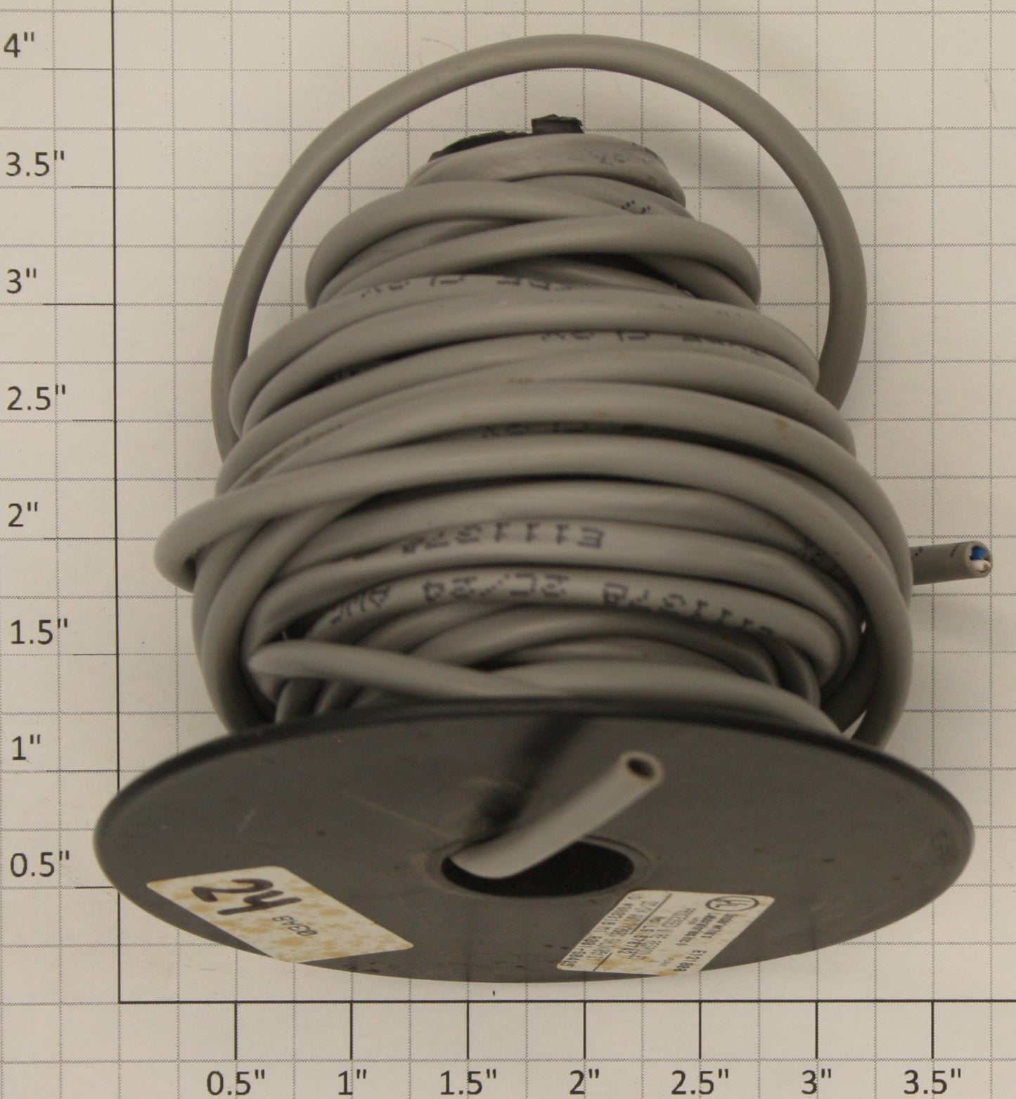 Acme 0625-999 #24 Gauge 2-Conductor Sleeved Gray Wire 24 Feet +